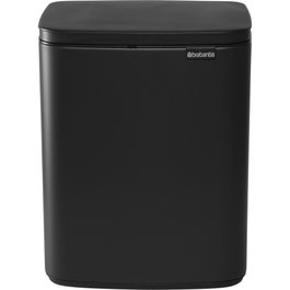 Brabantia BO Poubelle 12 Litres Gris Mat Infini