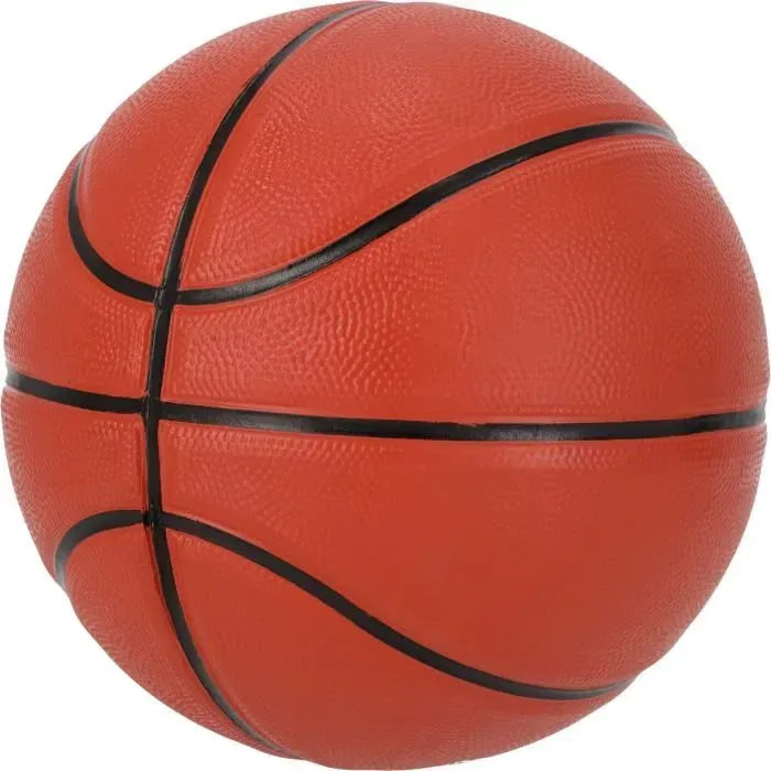 Rezo Ballon de Basket en Caoutchouc Taille 5 - Marron - Pour le Basketball et le Handball