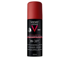 Vichy Déodorant antitranspirant en spray Homme pour peaux sensibles, sans alcool, 125 ml