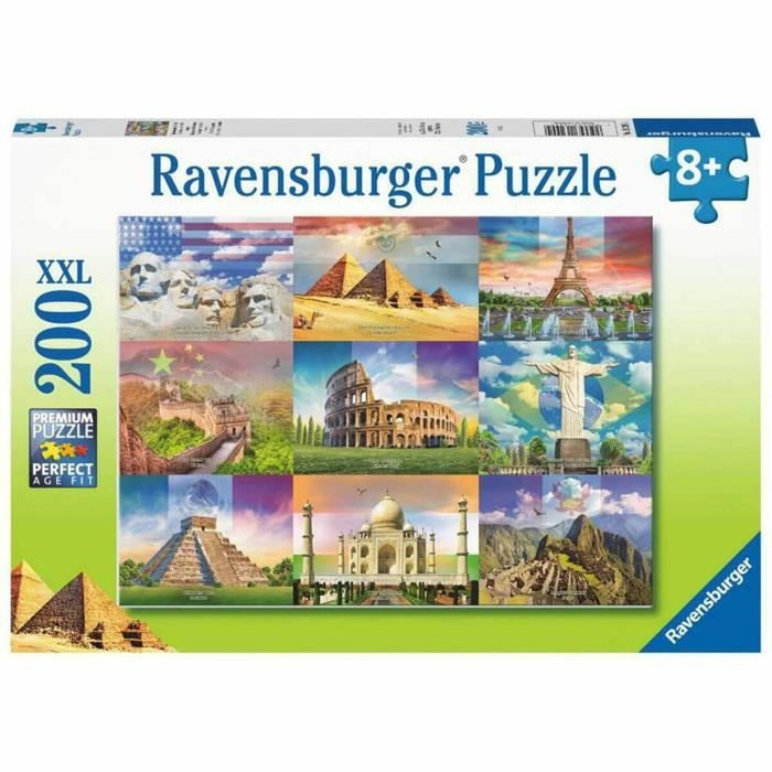 Ravensburger Puzzle Enfant 200 p XXL - Les monuments du monde