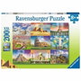 Ravensburger Puzzle Enfant 200 p XXL - Les monuments du monde