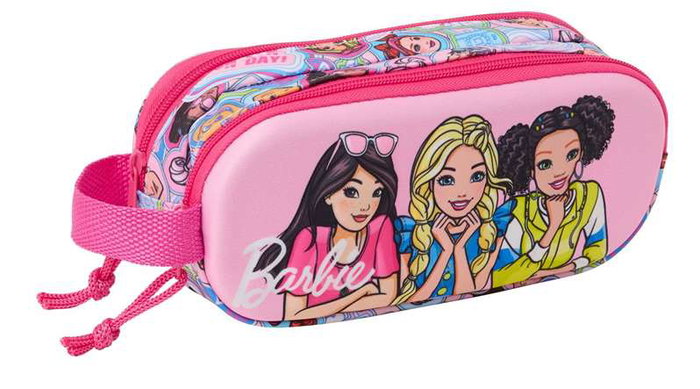 Safta Portatodo Double 3D Barbie 3D - Coffret rangement pour enfant, 21 x 8 x 6 cm, à partir de 3 ans Safta Portatodo Double 3D Barbie 3D - Coffret rangement pour enfant, 21 x 8 x 6 cm, à partir de 3 ans