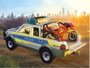 Playmobil Pick-up de police, moto & 2 personnages
