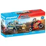 Playmobil 71875 - Pick-up de police, moto et 2 personnages - Les policiers - City Action - 39 pièces - Jouet enfant dès 4 ans