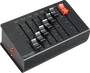 ALGAMLIGHT Contrôleur DMX 6 Canaux + Maître, XLR 3 Broches, USB-C, Noir métal, 160x100x70mm