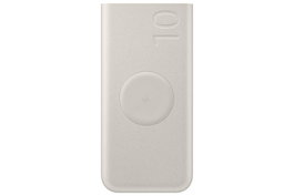 Samsung Batterie Externe Portable 10 000 mAh - Charge Rapide 25W USB-C et Charge sans fil Qi 7.5W - Charge Triple - Matériaux Recyclés