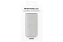 Samsung Batterie Externe Portable 10 000 mAh - Charge Rapide 25W USB-C et Charge sans fil Qi 7.5W - Charge Triple - Matériaux Recyclés