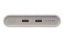 Samsung Batterie Externe Portable 10 000 mAh - Charge Rapide 25W USB-C et Charge sans fil Qi 7.5W - Charge Triple - Matériaux Recyclés