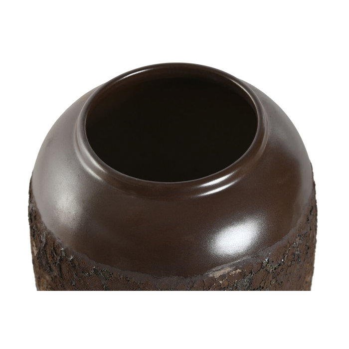 Home ESPRIT Vase Marron Céramique 16 x 16 x 31 cm Home ESPRIT Vase Marron Céramique 16 x 16 x 31 cm