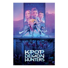 Pyramid International KPop Demon Hunters Movie Key Art posters (Pack de 4)