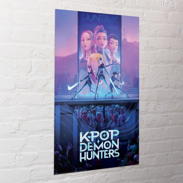 Pyramid International KPop Demon Hunters Movie Key Art posters (Pack de 4)