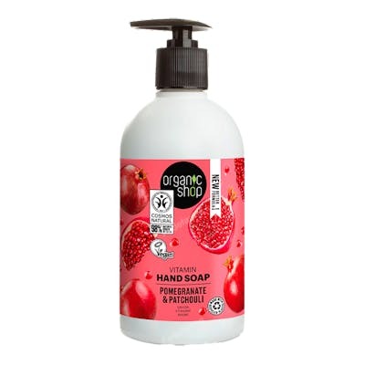 Organic Shop Savon pour les mains Vitamines Grenade-Patchouli 500 ml Organic Shop Savon pour les mains Vitamines Grenade-Patchouli 500 ml