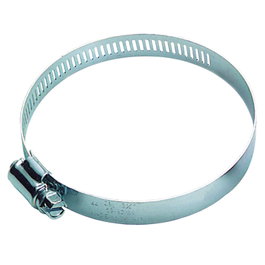 WOLFPACK LINEA PROFESIONAL Collier de serrage à vis sans fin 13 - 26 mm argenté