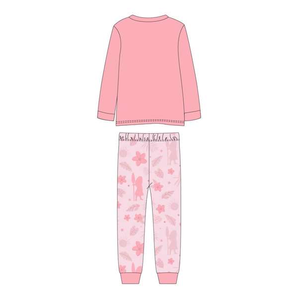 Cerdà Pyjama Long Moana 5 ans - Single Jersey Coral