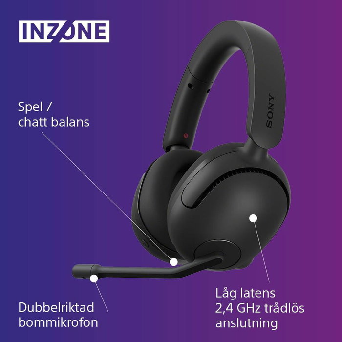 Casque audio Sony Inzone H5 Noir