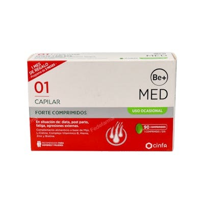 BE+ CAPILAR ANTICAIDA OCASIONAL FORTE 90comp BE+ CAPILAR ANTICAIDA OCASIONAL FORTE 90comp