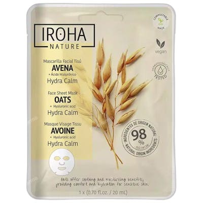 Iroha Masque en tissu pour le visage OAT 1 unité
