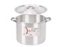 Kinvara Olla en Aluminium 28 cm 12,5 L - Argent, Compatible Gaz, Four et Lave-vaisselle (Set de 4)