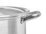 Kinvara Olla en Aluminium 28 cm 12,5 L - Argent, Compatible Gaz, Four et Lave-vaisselle (Set de 4)