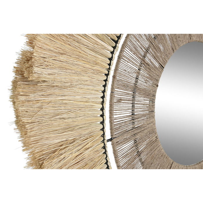 Miroir mural DKD Home Decor Naturel Bali 79 x 4 x 79 cm Miroir mural DKD Home Decor Naturel Bali 79 x 4 x 79 cm