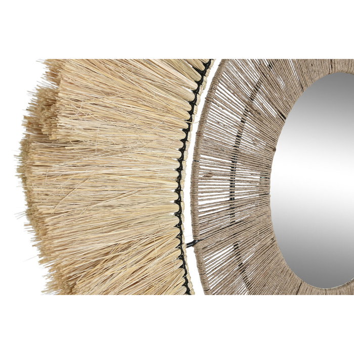 Miroir mural DKD Home Decor Naturel Bali 79 x 4 x 79 cm