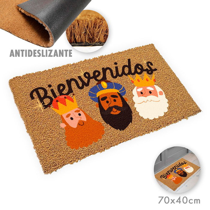 Funny Xmas Paillasson Bienvenidos Reyes Magos 70 x 40 cm Funny Xmas Paillasson Bienvenidos Reyes Magos 70 x 40 cm