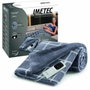 Imetec Couverture Chauffante Velours et Sherpa Gris 150x95 cm