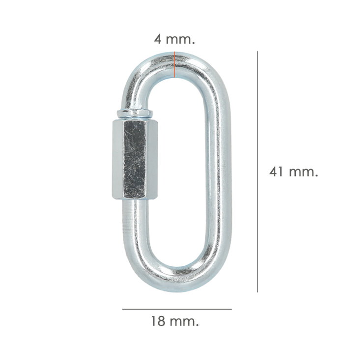 WOLFPACK LINEA PROFESIONAL Maillon rapide chaîne 4,0 mm WOLFPACK LINEA PROFESIONAL Maillon rapide chaîne 4,0 mm