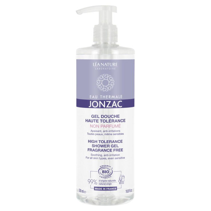 JONZAC EAU THERMALE Gel de douche haute tolérance sans parfum 500ml