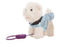 Creaciones Llopis Chien Peluche Interactif Blanc 22 cm