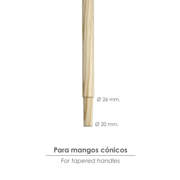 WOLFPACK LINEA PROFESIONAL Rastrillo Polipropileno 20 Puas Profesional