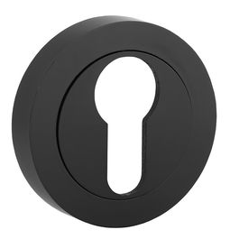 HERRAJES ALK Serrure Yale R Ø50 Nickel Brossé Noir Mat Aluminium