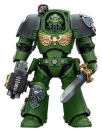 Joy Toy (CN) Warhammer 40,000 figurine Salamanders Terminator avec Épée de puissance et Bolter tempête, 14 cm