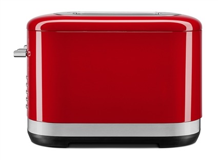 Kitchenaid 5KMT4109 EER - Grille-pain 4 tranches rouge avec 7 réglages de cuisson et fentes extra-larges