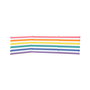Marbueno Paravent de plage 4 poteaux Acier et Polyester Rayures Multicolores 360x80 cm