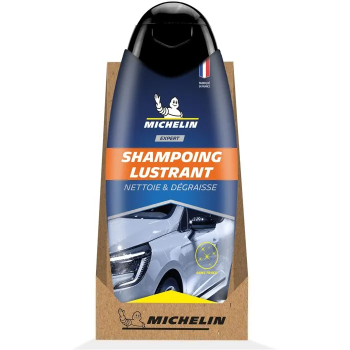 Michelin Shampooing Lustrant - Shampooing haute brillance pour carrosserie - Nettoie, dégraisse et élimine salissures (film routier, insectes)