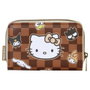 Karactermania Portefeuille Hello Kitty Squares Marron