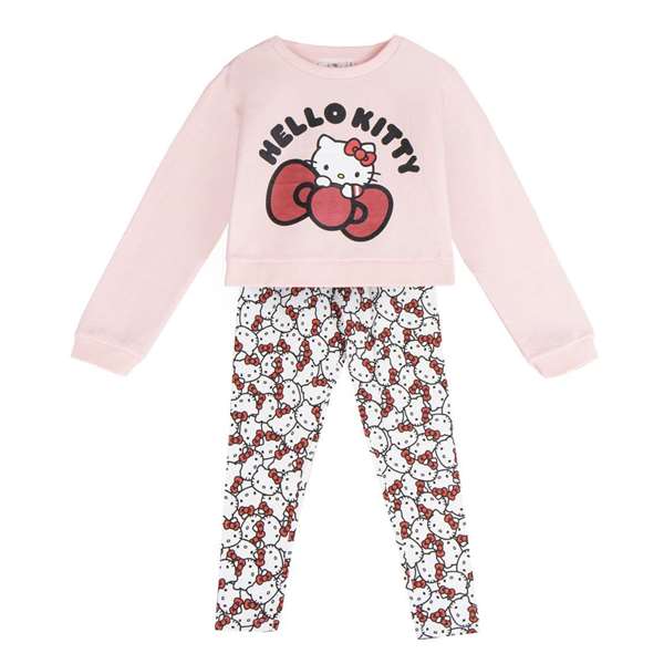 Cerdá Ensemble 2 pièces en coton brossé Legging Hello Kitty pour fille 6 ans - Rose Cerdá Ensemble 2 pièces en coton brossé Legging Hello Kitty pour fille 6 ans - Rose