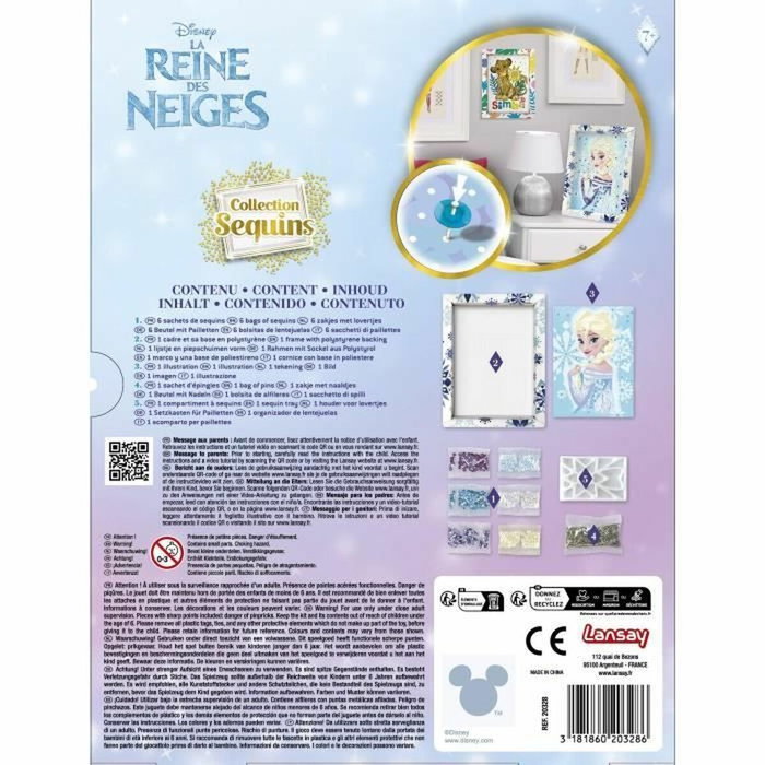 Lansay Jeu de création Collection sequins - Elsa la Reine des Neiges Lansay Jeu de création Collection sequins - Elsa la Reine des Neiges