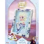 Lansay Jeu de création Collection Sequins Elsa La Reine des Neiges avec cadre et épingles, activité manuelle dès 7 ans