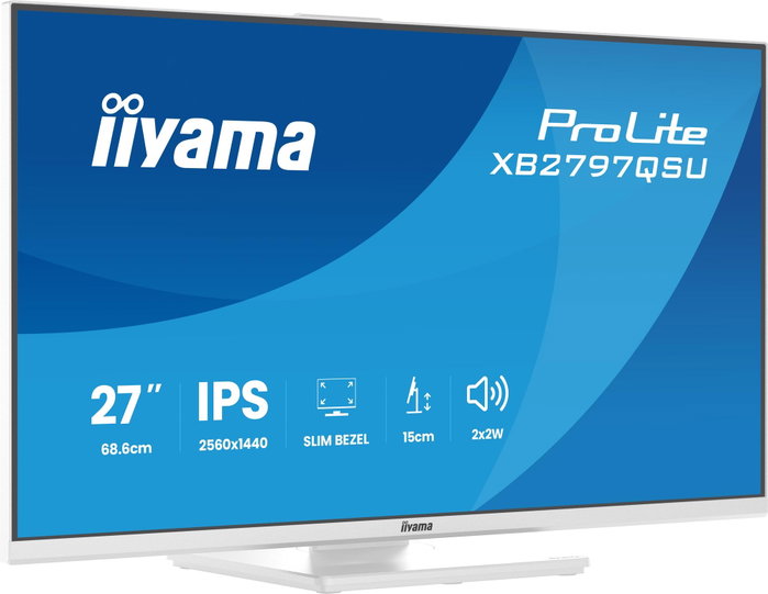iiyama ProLite XB2797QSU-W1 Blanc