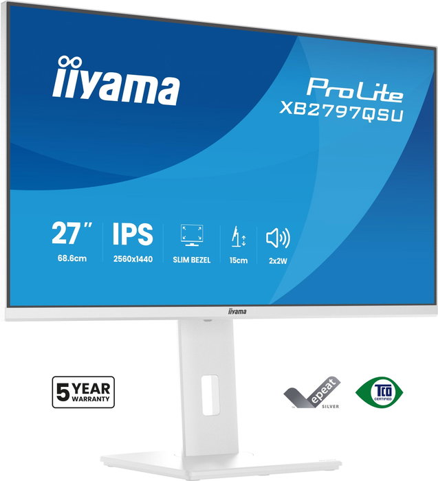 iiyama ProLite XB2797QSU-W1 Blanc
