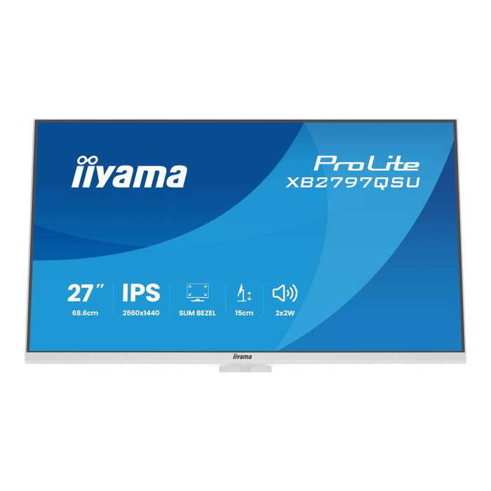 iiyama ProLite XB2797QSU-W1 27 pouces QHD IPS Blanc iiyama ProLite XB2797QSU-W1 27 pouces QHD IPS Blanc