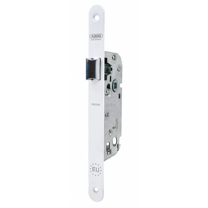 Abus Serrure à encastrer SE 50 BDC W/G - Bec de cane - Réversible - Axe 50 mm