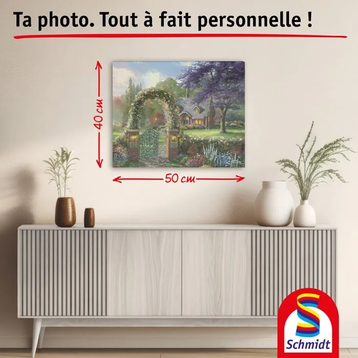 Schmidt Spiele My Art Noble - Kit de peinture Premium - Cottage aux colibris - Dès 12 ans