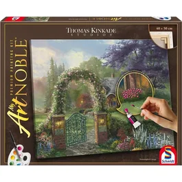Schmidt Spiele My Art Noble - Kit de peinture Premium - Cottage aux colibris - Dès 12 ans