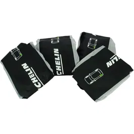 Michelin Lot de 4 Housses de Rangement pour Roues ou Pneus Taille Universelle 15 a 19 Pouces, en Nylon avec Poignée Renforcée, Protection contre UV et Intempéries