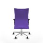 PIQUERAS Y CRESPO Chaise Albacete Confidente Synchro Violette avec Accoudoirs 2D