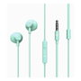 Energy Système Easypods - Casque intra-auriculaire filaire avec micro, jack 3.5 mm, couleur menthe, 1.2 m