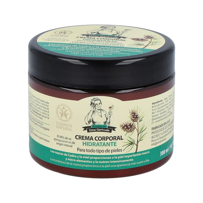 OMA GERTRUDE Crème corporelle hydratante cèdre et miel 300ml OMA GERTRUDE Crème corporelle hydratante cèdre et miel 300ml
